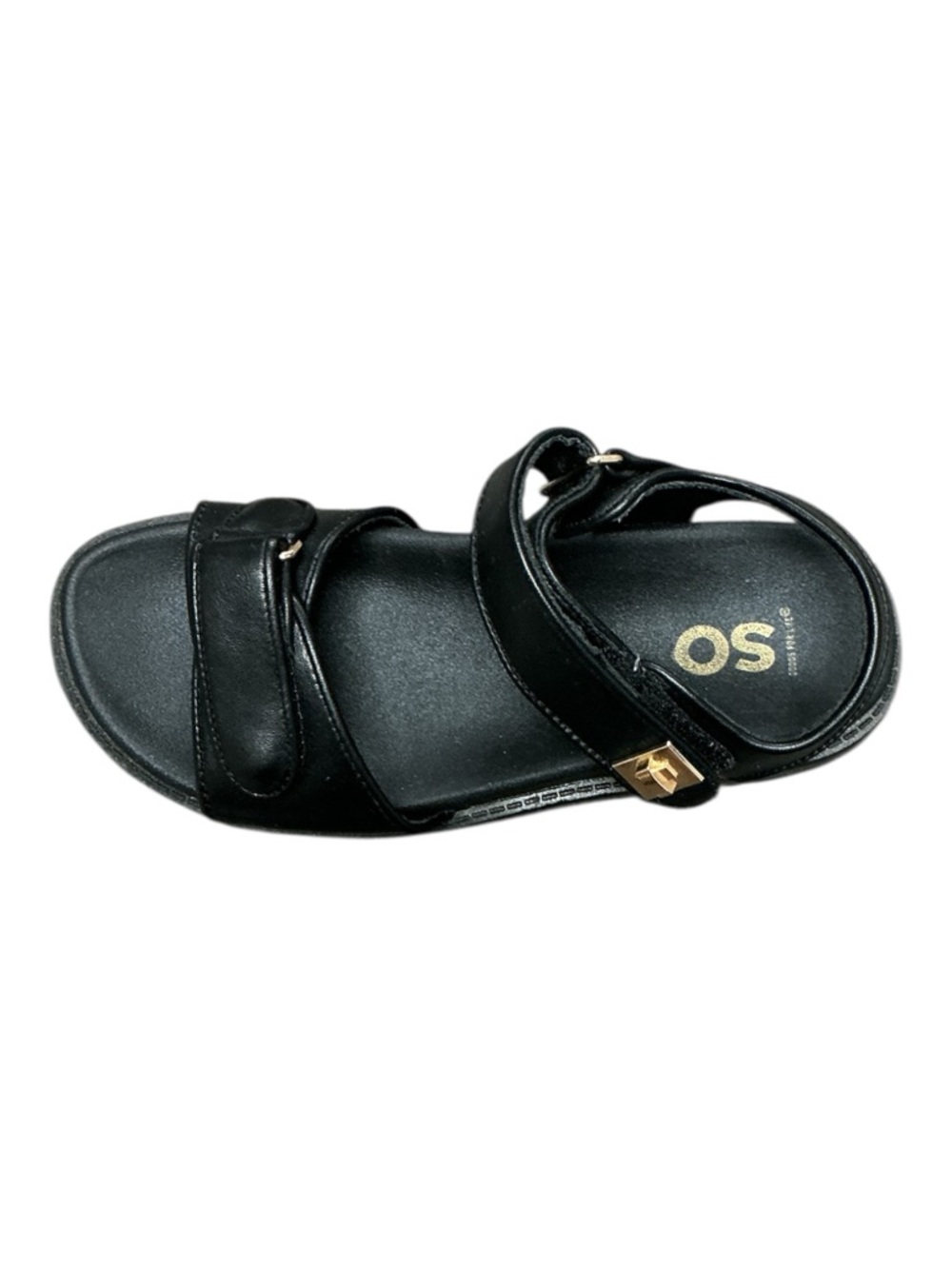 SO - NEW - Loreen Strappy Black Platform Sandals - Picture 4 of 5